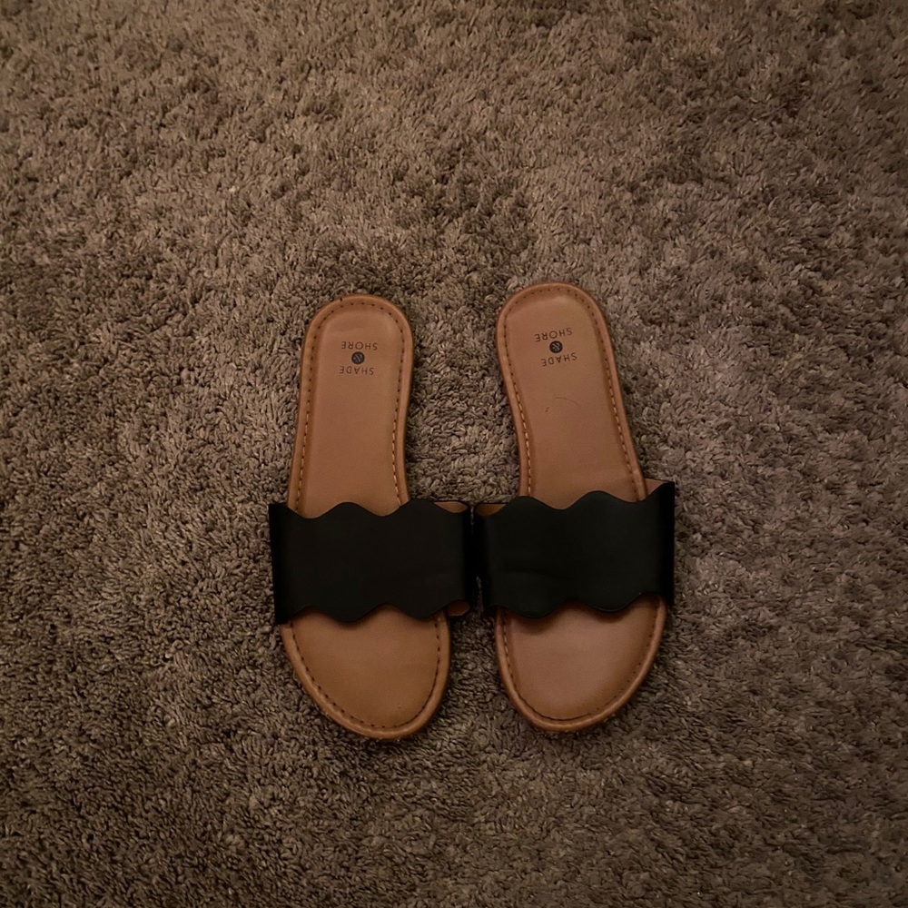 Black sandals